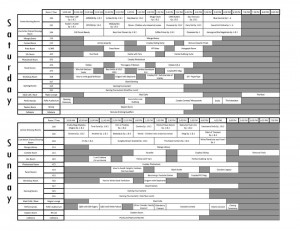 1 Yaoi panel, 2 hentai panels, 2 hentai dubbing panels, and a "I Can't Believe it's Not Hentai" panel.